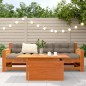 vidaXL Gartentisch Wachsbraun 100x50x75 cm Massivholz Kiefer vidaXL Gartentisch Wachsbraun 100x50x75 cm Massivholz Kiefer