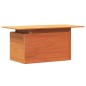 vidaXL Gartentisch Wachsbraun 100x50x75 cm Massivholz Kiefer vidaXL Gartentisch Wachsbraun 100x50x75 cm Massivholz Kiefer