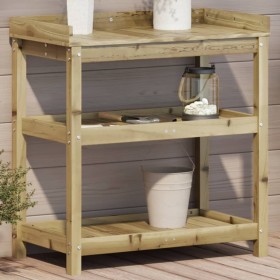 vidaXL Pflanztisch Ablagen 82,5x45x86,5 cm Imprägniertes Kiefernholz