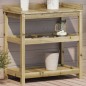 vidaXL Pflanztisch Ablagen 82,5x45x86,5 cm Imprägniertes Kiefernholz vidaXL Pflanztisch Ablagen 82,5x45x86,5 cm Imprägniertes Kiefernholz
