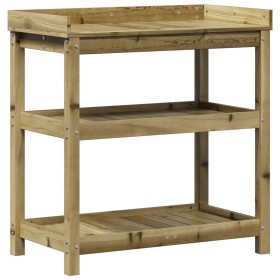 vidaXL Pflanztisch Ablagen 82,5x45x86,5 cm Imprägniertes Kiefernholz