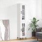 Highboard Weiß 34,5x34x180 cm Holzwerkstoff Highboard Weiß 34,5x34x180 cm Holzwerkstoff
