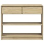 vidaXL Konsolentisch SAUDA Eiche-Optik 89,5x36,5x73 cm Kiefernholz vidaXL Konsolentisch SAUDA Eiche-Optik 89,5x36,5x73 cm Kiefernholz