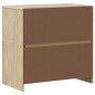 vidaXL Sideboard SAUDA Eiche-Optik 80x43x75,5 cm Kiefernholz vidaXL Sideboard SAUDA Eiche-Optik 80x43x75,5 cm Kiefernholz