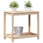 vidaXL Pflanztisch mit Ablage 82,5x50x75 cm Massivholz Kiefer vidaXL Pflanztisch mit Ablage 82,5x50x75 cm Massivholz Kiefer