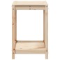 vidaXL Pflanztisch mit Ablage 82,5x50x75 cm Massivholz Kiefer vidaXL Pflanztisch mit Ablage 82,5x50x75 cm Massivholz Kiefer