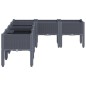 vidaXL Pflanzkasten mit Beinen Grau 160x120x42 cm PP vidaXL Pflanzkasten mit Beinen Grau 160x120x42 cm PP