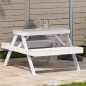 vidaXL Picknicktisch 105x134x75 cm Massivholz Kiefer vidaXL Picknicktisch 105x134x75 cm Massivholz Kiefer