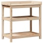 vidaXL Pflanztisch mit Ablagen 82,5x45x86,5 cm Massivholz Kiefer vidaXL Pflanztisch mit Ablagen 82,5x45x86,5 cm Massivholz Kiefer