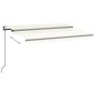 Gelenkarmmarkise Automatisch 350x250 cm Creme Gelenkarmmarkise Automatisch 350x250 cm Creme