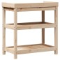 vidaXL Pflanztisch mit Ablagen 82,5x45x86,5 cm Massivholz Kiefer vidaXL Pflanztisch mit Ablagen 82,5x45x86,5 cm Massivholz Kiefer