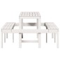 vidaXL Picknicktisch 160x134x75 cm Massivholz Kiefer vidaXL Picknicktisch 160x134x75 cm Massivholz Kiefer