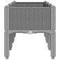 vidaXL Pflanzkasten mit Beinen Hellgrau 120x40x42 cm PP vidaXL Pflanzkasten mit Beinen Hellgrau 120x40x42 cm PP