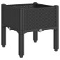 vidaXL Pflanzkasten mit Beinen Schwarz 40x40x42 cm PP vidaXL Pflanzkasten mit Beinen Schwarz 40x40x42 cm PP