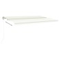 Automatische Markise mit LED & Windsensor 500x350 cm Creme Automatische Markise mit LED & Windsensor 500x350 cm Creme