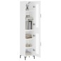 Highboard Weiß 34,5x34x180 cm Holzwerkstoff Highboard Weiß 34,5x34x180 cm Holzwerkstoff