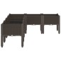 vidaXL Pflanzkasten mit Beinen Braun 160x120x42 cm PP vidaXL Pflanzkasten mit Beinen Braun 160x120x42 cm PP