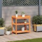 vidaXL Pflanztisch mit Ablagen Braun 82,5x45x86,5 cm Massivholz Kiefer vidaXL Pflanztisch mit Ablagen Braun 82,5x45x86,5 cm Massivholz Kiefer