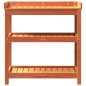 vidaXL Pflanztisch mit Ablagen Braun 82,5x45x86,5 cm Massivholz Kiefer vidaXL Pflanztisch mit Ablagen Braun 82,5x45x86,5 cm Massivholz Kiefer