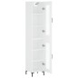 Highboard Weiß 34,5x34x180 cm Holzwerkstoff Highboard Weiß 34,5x34x180 cm Holzwerkstoff