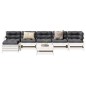vidaXL 7-tlg. Garten-Lounge-Set Weiß Massivholz Kiefer vidaXL 7-tlg. Garten-Lounge-Set Weiß Massivholz Kiefer