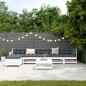 vidaXL 7-tlg. Garten-Lounge-Set Weiß Massivholz Kiefer vidaXL 7-tlg. Garten-Lounge-Set Weiß Massivholz Kiefer