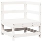 vidaXL 7-tlg. Garten-Lounge-Set Weiß Massivholz Kiefer vidaXL 7-tlg. Garten-Lounge-Set Weiß Massivholz Kiefer