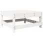 vidaXL 7-tlg. Garten-Lounge-Set Weiß Massivholz Kiefer vidaXL 7-tlg. Garten-Lounge-Set Weiß Massivholz Kiefer
