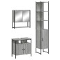 vidaXL 3-tlg. Badmöbel-Set Grau Sonoma Holzwerkstoff vidaXL 3-tlg. Badmöbel-Set Grau Sonoma Holzwerkstoff