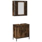 vidaXL 2-tlg. Badmöbel-Set Räuchereiche Holzwerkstoff vidaXL 2-tlg. Badmöbel-Set Räuchereiche Holzwerkstoff