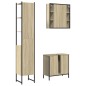 vidaXL 3-tlg. Badmöbel-Set Sonoma-Eiche Holzwerkstoff vidaXL 3-tlg. Badmöbel-Set Sonoma-Eiche Holzwerkstoff