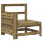 vidaXL Gartensofa mit Armlehne 69x62x70,5 cm Kiefernholz Imprägniert vidaXL Gartensofa mit Armlehne 69x62x70,5 cm Kiefernholz Imprägniert