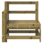 vidaXL Gartensofa mit Armlehne 69x62x70,5 cm Kiefernholz Imprägniert vidaXL Gartensofa mit Armlehne 69x62x70,5 cm Kiefernholz Imprägniert