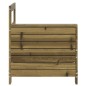 vidaXL Gartensofa mit Armlehne 69x62x70,5 cm Kiefernholz Imprägniert vidaXL Gartensofa mit Armlehne 69x62x70,5 cm Kiefernholz Imprägniert