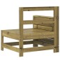 vidaXL Gartensofa mit Armlehne 69x62x70,5 cm Kiefernholz Imprägniert vidaXL Gartensofa mit Armlehne 69x62x70,5 cm Kiefernholz Imprägniert