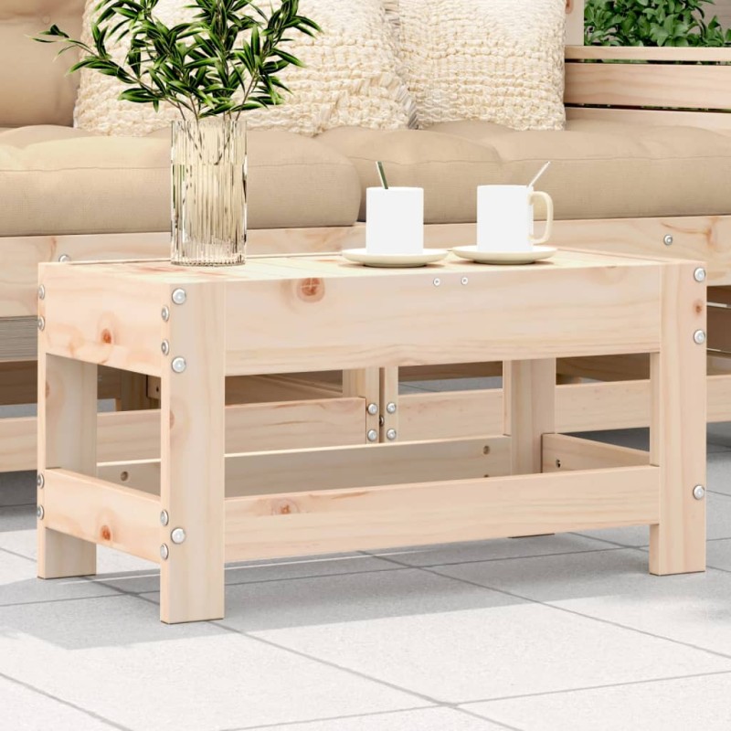 vidaXL Gartenhocker 62x30x32 cm Massivholz Kiefer vidaXL Gartenhocker 62x30x32 cm Massivholz Kiefer