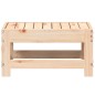 vidaXL Gartenhocker 62x30x32 cm Massivholz Kiefer vidaXL Gartenhocker 62x30x32 cm Massivholz Kiefer