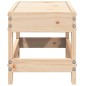 vidaXL Gartenhocker 62x30x32 cm Massivholz Kiefer vidaXL Gartenhocker 62x30x32 cm Massivholz Kiefer
