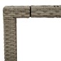 vidaXL Gartentisch mit Glasplatte Hellgrau 150x90x75 cm Poly Rattan vidaXL Gartentisch mit Glasplatte Hellgrau 150x90x75 cm Poly Rattan