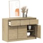 vidaXL Sideboard SAUDA Eiche-Optik 114x43x75,5 cm Kiefernholz vidaXL Sideboard SAUDA Eiche-Optik 114x43x75,5 cm Kiefernholz