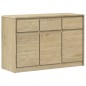 vidaXL Sideboard SAUDA Eiche-Optik 114x43x75,5 cm Kiefernholz vidaXL Sideboard SAUDA Eiche-Optik 114x43x75,5 cm Kiefernholz