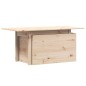 vidaXL Gartentisch 100x50x75 cm Massivholz Kiefer vidaXL Gartentisch 100x50x75 cm Massivholz Kiefer