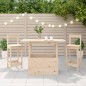 vidaXL Gartentisch 100x50x75 cm Massivholz Kiefer vidaXL Gartentisch 100x50x75 cm Massivholz Kiefer