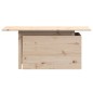 vidaXL Gartentisch 100x50x75 cm Massivholz Kiefer vidaXL Gartentisch 100x50x75 cm Massivholz Kiefer