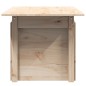 vidaXL Gartentisch 100x50x75 cm Massivholz Kiefer vidaXL Gartentisch 100x50x75 cm Massivholz Kiefer