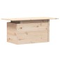 vidaXL Gartentisch 100x50x75 cm Massivholz Kiefer vidaXL Gartentisch 100x50x75 cm Massivholz Kiefer