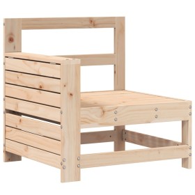 vidaXL Gartensofa mit Armlehne und Beistelltisch Massivholz Kiefer