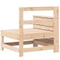 vidaXL Gartensofa mit Armlehne und Beistelltisch Massivholz Kiefer vidaXL Gartensofa mit Armlehne und Beistelltisch Massivholz Kiefer