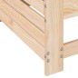 vidaXL Gartensofa mit Armlehne und Beistelltisch Massivholz Kiefer vidaXL Gartensofa mit Armlehne und Beistelltisch Massivholz Kiefer