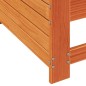 vidaXL Gartensofa mit Armlehne und Kissen Wachsbraun Massivholz Kiefer vidaXL Gartensofa mit Armlehne und Kissen Wachsbraun Massivholz Kiefer